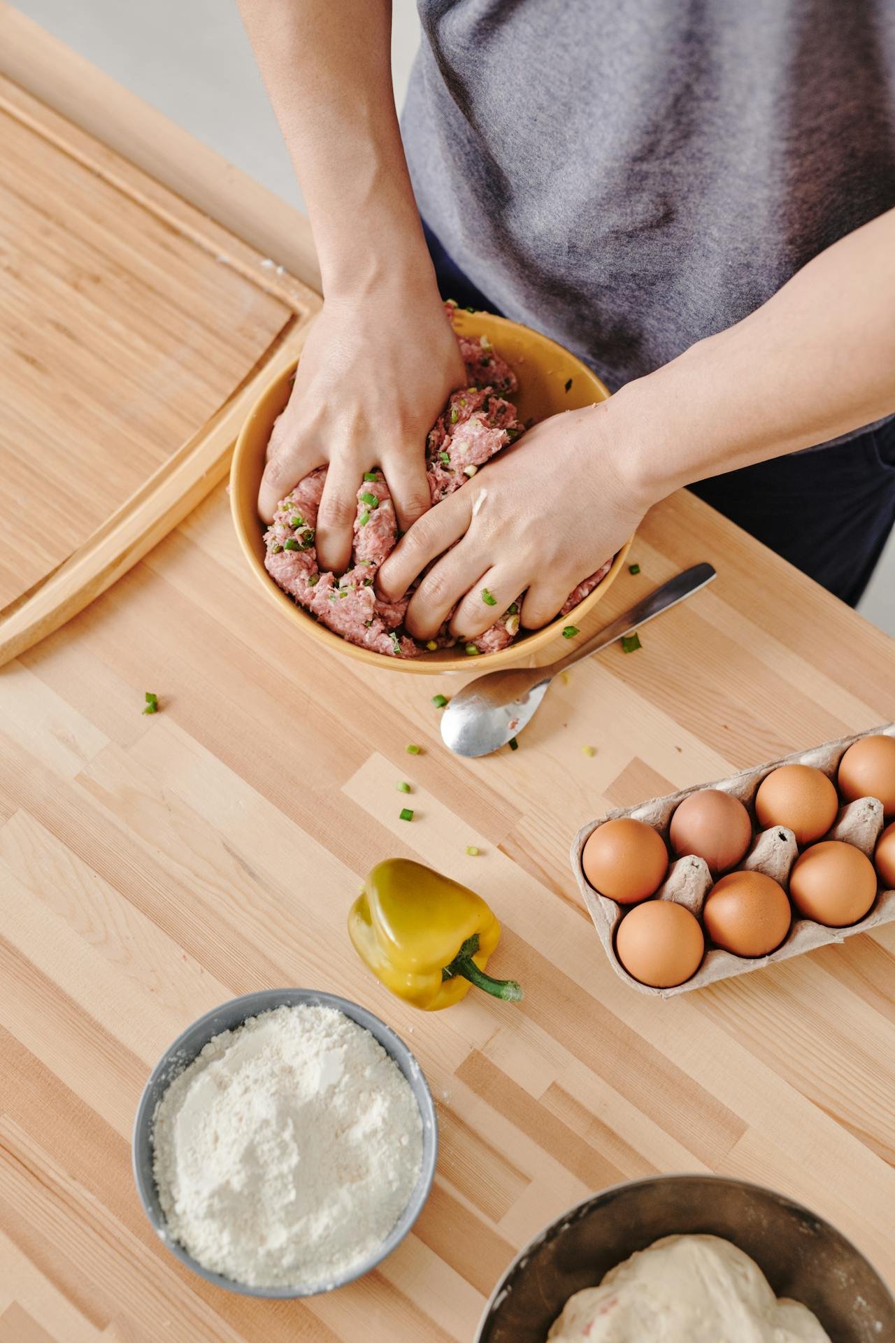 How to make Minced beef with eggs
