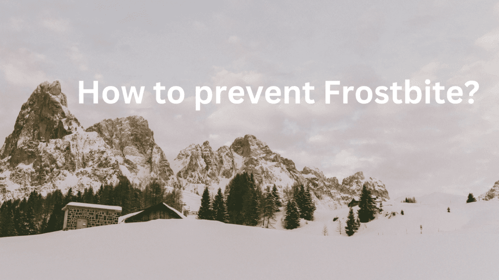 prevent frostbite