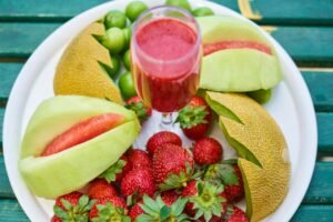 How to make Melon & strawberries