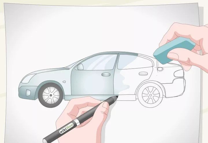 How to Draw a Car (Step By Step Guide) - howtothings.net