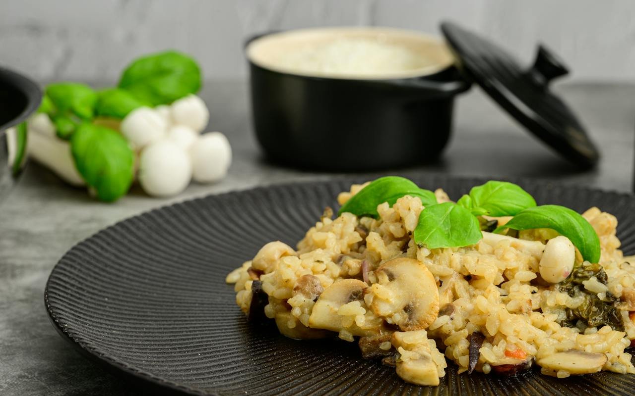 How to make Mushroom risotto