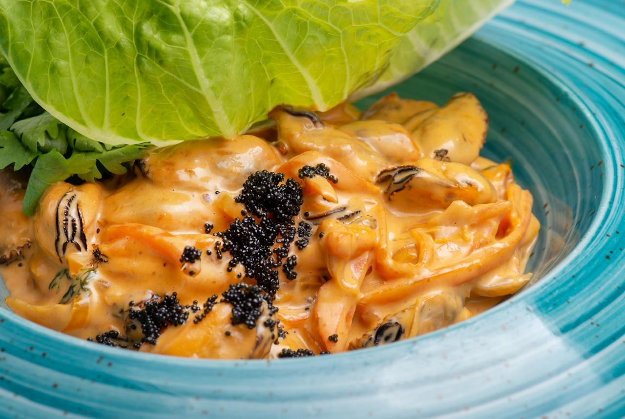 How to make Pasta with caviar