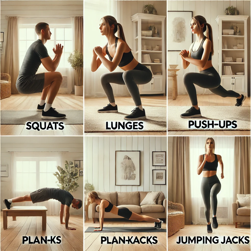 easy at-home exercises