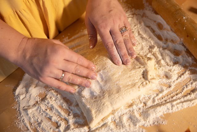 homemade pizza dough